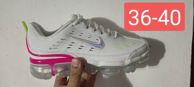 Nike Air Vapormax 360 Women Shoes White Pink Green-16
